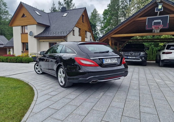 Mercedes-Benz CLS cena 83000 przebieg: 195000, rok produkcji 2013 z Ustroń małe 137